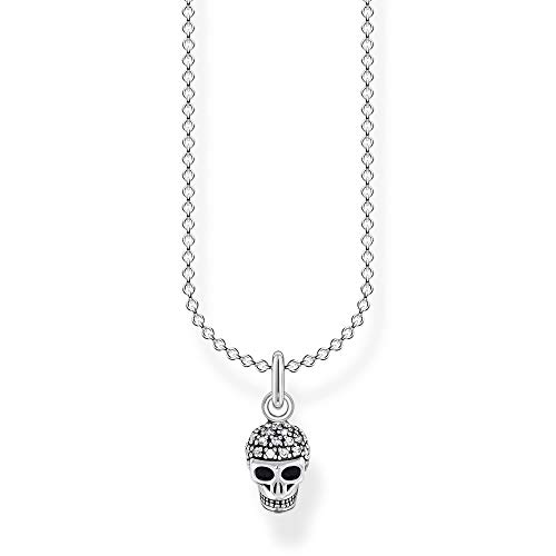 Thomas Sabo Damen Kette Totenkopf 925 Sterling Silber KE2073-051-14-L45v von THOMAS SABO