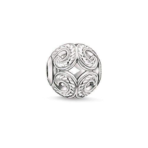 Thomas Sabo Damen Herren-Bead Welle Karma Beads 925 Sterling Silber K0017-001-12 von THOMAS SABO