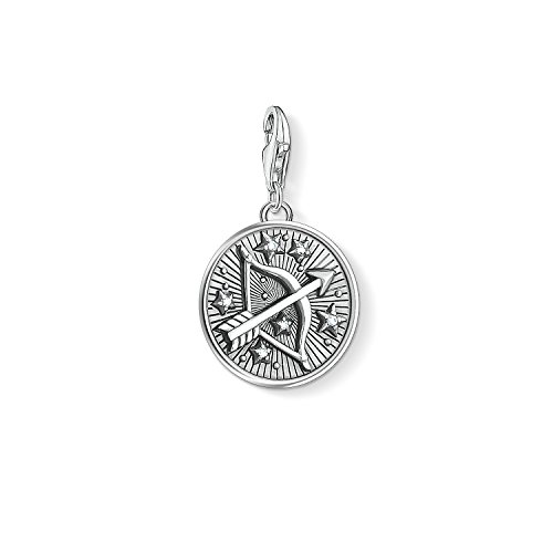 Thomas Sabo Damen Herren-Charm-Anhänger Sternzeichen Schütze Charm Club 925 Sterling Silber 1648-643-21 von THOMAS SABO