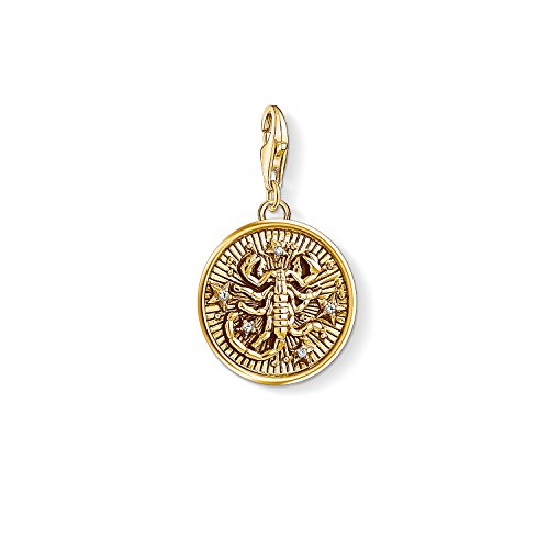Thomas Sabo Damen Herren-Charm-Anhänger Sternzeichen Skorpion Charm Club 925 Sterling Silber vergoldet 1659-414-39 Thomas Sabo Damen Herren-Charm-Anhänger Sternzeichen Skorpion Charm Club 925 Sterling Silber vergoldet 1659-414-39 von THOMAS SABO
