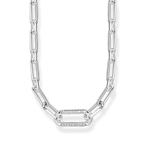 Thomas Sabo Damen Kette Glieder silber, aus geschwärztem 925 Sterlingsilber, Länge 45cm, KE2110-643-14-L45V von THOMAS SABO