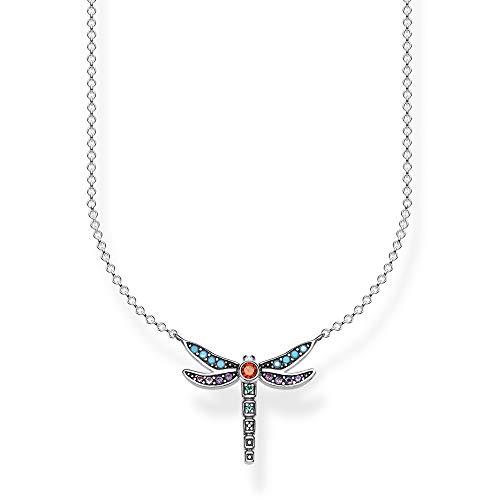Thomas Sabo Damen Kette Libelle bunt 925 Sterling Silber KE1837-845-7-L45v Thomas Sabo Damen Kette Libelle bunt 925 Sterling Silber KE1837-845-7-L45v von THOMAS SABO