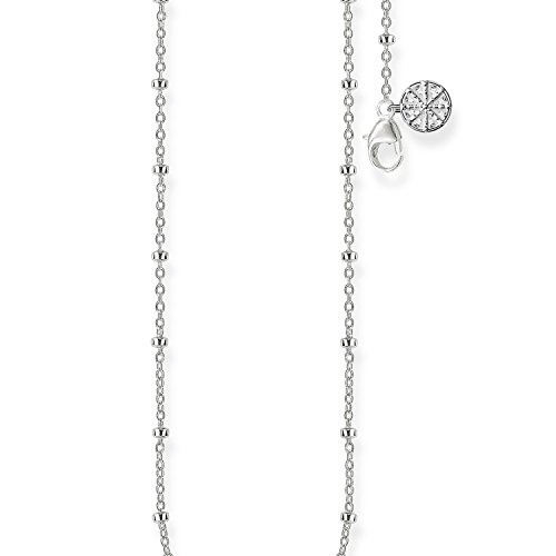 Thomas Sabo Damen Kette Karma Beads 925 Sterling Silber KK0003-001-21-L45v von THOMAS SABO