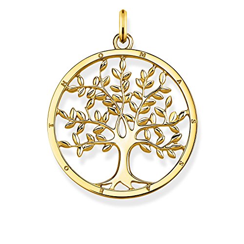 Thomas Sabo Damen Anhänger Vergoldet Tree of Love ohne Kette, PE823-413-39 von THOMAS SABO