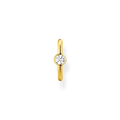 Thomas Sabo Einzel Ohrklemme weißer Stein gold vergoldetes Silber EC0018-414-14 Thomas Sabo Einzel Ohrklemme weißer Stein gold vergoldetes Silber EC0018-414-14 von THOMAS SABO