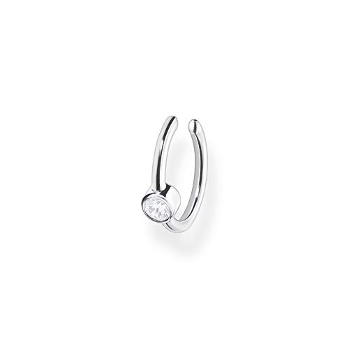 Thomas Sabo Damen Ohrring Ear Cuff weißer Stein 925 Sterling Silber EC0018-051-14 von THOMAS SABO