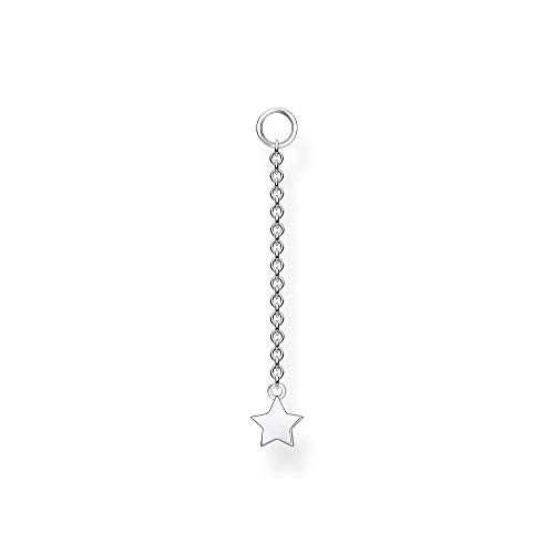 Thomas Sabo Damen Ohrring Anhänger Stern silber, 925 Sterlingsilber von THOMAS SABO