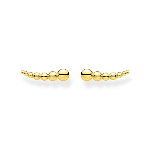 Thomas Sabo Ohrringe Ear climber Kugeln gold vergoldetes Silber H2156-413-39 von THOMAS SABO