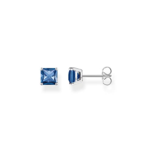 Thomas Sabo Damen Ohrstecker in der Farbe Silber aus 925 Sterlingsilber mit blauem Zirkonia, Größe: 6x6mm, H2174-699-32 Thomas Sabo Damen Ohrstecker in der Farbe Silber aus 925 Sterlingsilber mit blauem Zirkonia, Größe: 6x6mm, H2174-699-32 von THOMAS SABO