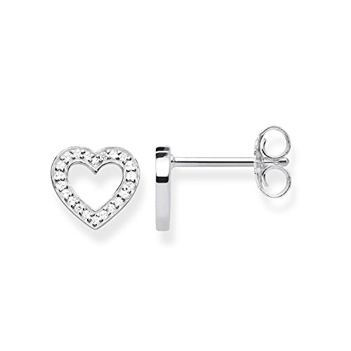 Thomas Sabo Damen Ohrringe Ohrstecker Herzen Zirkonia 925 Sterling Silber H1945-051-14 von THOMAS SABO