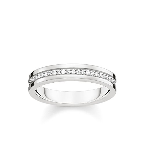 Thomas Sabo Damen-Partnerschaftsringe 925 Sterlingsilber mit '- Ringgröße 54 TR2117-051-14-54 von THOMAS SABO