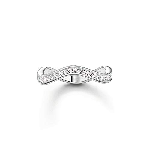 Thomas Sabo Damen-Ring 925 Silber Zirkonia weiß Gr. 52 (16.6) - TR2010-051-14-52 von THOMAS SABO