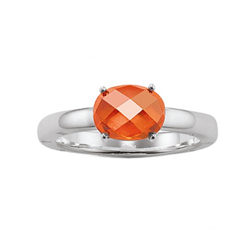 Thomas Sabo Damen-Ring Seasonal Sterling-Silber Zirkona orange Gr.54 TR1851-051-8-54 von THOMAS SABO