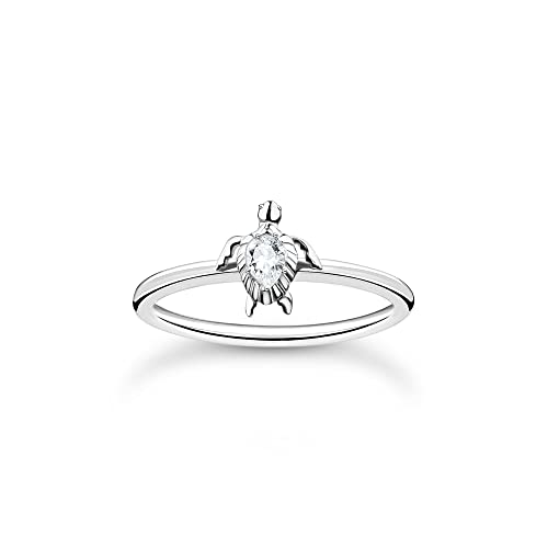 THOMAS SABO Damen Ring Schildkröte Silber 925 Sterlingsilber TR2401-051-14 von THOMAS SABO