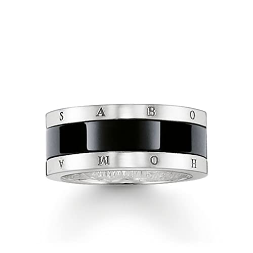 Thomas Sabo Herren-Dezenter Jahrestagring 925 Sterlingsilber mit '- Ringgröße 54 TR1994-454-11-54 von THOMAS SABO