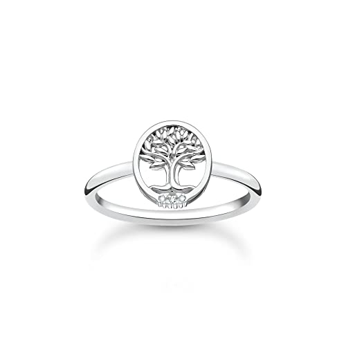 THOMAS SABO Damen Ring Tree of Love mit weißen Steinen 925 Sterlingsilber TR2375-051-14 von THOMAS SABO