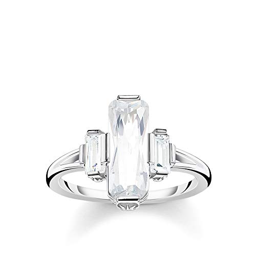 Thomas Sabo Damen-Ring Weiße Steine 925 Sterlingsilber TR2267-051-14-50 von THOMAS SABO