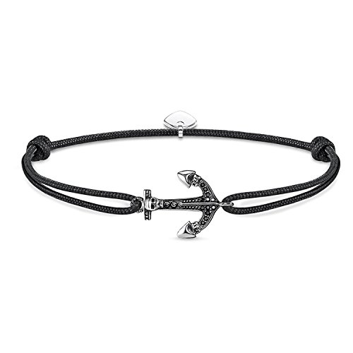 Thomas Sabo Herren Armband Little Secret Anker geschwärzt 925 Sterling Silber LS055-889-11-L22v von THOMAS SABO