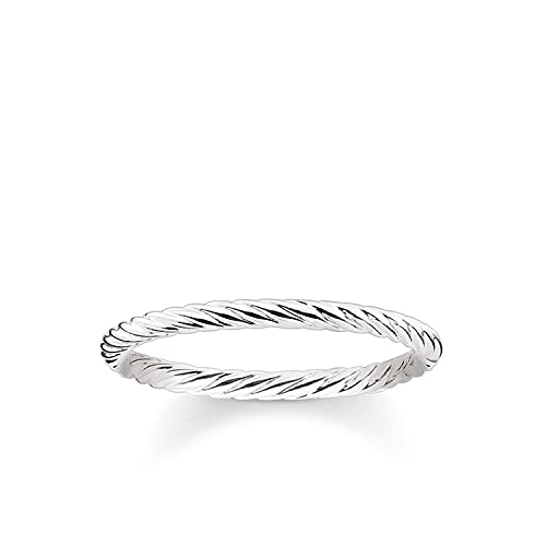 Thomas Sabo Verschlungener Ring, Größe 50, Sterlingsilber, TR2121-001-12 von THOMAS SABO