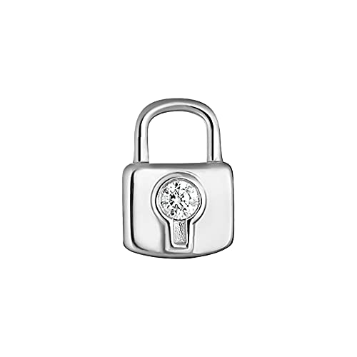 Thomas Sabo Einzel Ohrstecker Schloss 925 Sterling Silber H2219-051-14 von THOMAS SABO