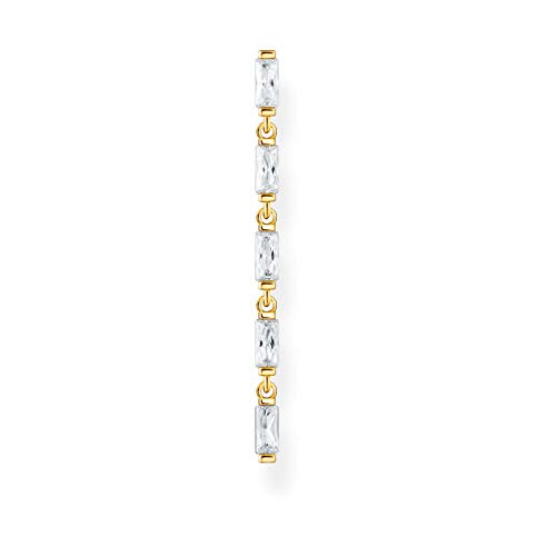 Thomas Sabo H2184-414-14 Charm Club Ohrring 925 Sterlingsilber, vergoldet, Gelbgold, Zirkonia von THOMAS SABO