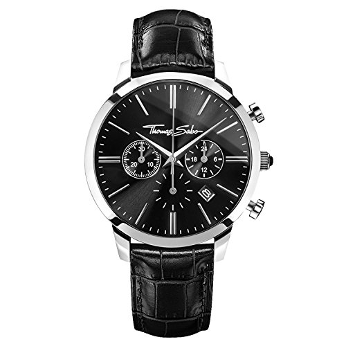 Thomas Sabo HerrenArmbanduhr Analog Quarz Leder WA0242-218-203-42 mm Thomas Sabo HerrenArmbanduhr Analog Quarz Leder WA0242-218-203-42 mm von THOMAS SABO