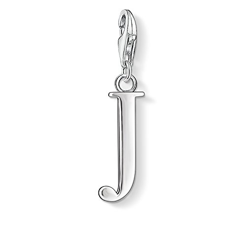 Thomas Sabo Damen Charm-Anhänger J Buchstabe Charm Club 925 Sterling Silber 0184-001-12 von THOMAS SABO