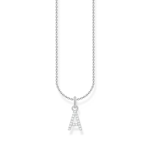 Thomas Sabo Kette mit Buchstaben-Anhänger A 925 Sterlingsilber KE2240-051-14 von THOMAS SABO