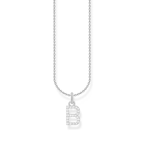 Thomas Sabo Kette mit Buchstaben-Anhänger B 925 Sterlingsilber KE2241-051-14 von THOMAS SABO