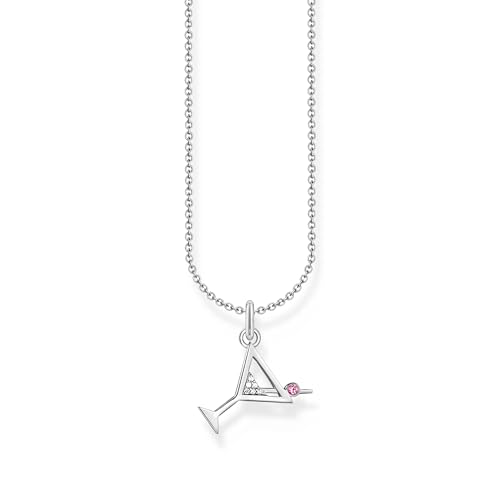 Thomas Sabo Kette mit Cocktail-Anhänger 925 Sterlingsilber KE2232-013-27 von THOMAS SABO