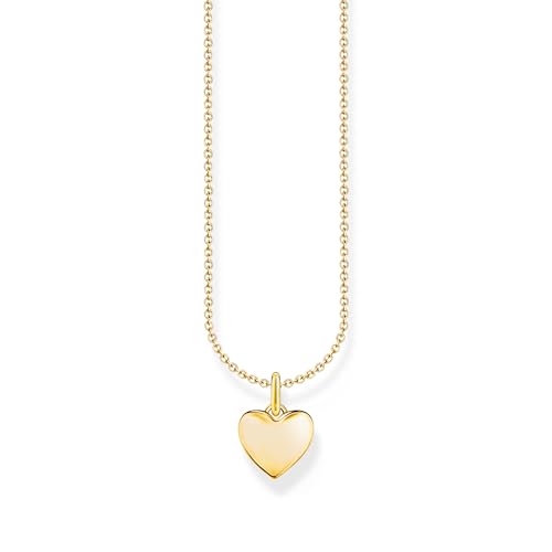 Thomas Sabo Kette mit Herz-Anhänger vergoldetes Silber KE2234-413-39 von THOMAS SABO
