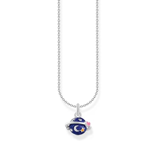 Thomas Sabo Kette mit buntem Saturn-Anhänger 925 Sterlingsilber KE2272-041-7 Thomas Sabo Kette mit buntem Saturn-Anhänger 925 Sterlingsilber KE2272-041-7 von THOMAS SABO