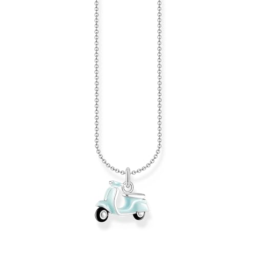 Thomas Sabo Kette mit mintfarbenem Motorroller-Anhänger 925 Sterlingsilber KE2217-041-7 Thomas Sabo Kette mit mintfarbenem Motorroller-Anhänger 925 Sterlingsilber KE2217-041-7 von THOMAS SABO