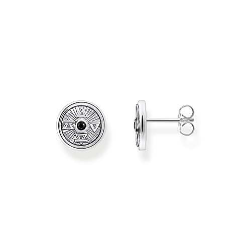 Thomas Sabo Damen Ohrstecker Elements of Nature in der Farbe Silber aus 925 Sterlingsilber mit Zirkonia, Größe: 11x11mm, H2227-051-14 von THOMAS SABO