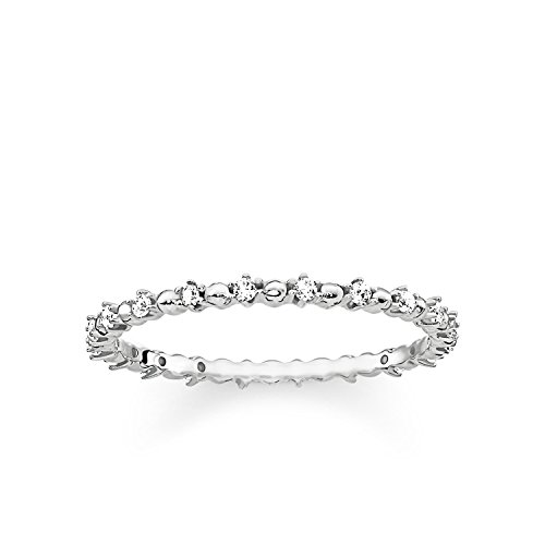 Thomas Sabo Ring Dots, Größe 60, Sterlingsilber und Zirkonia, TR2153-051-14 von THOMAS SABO