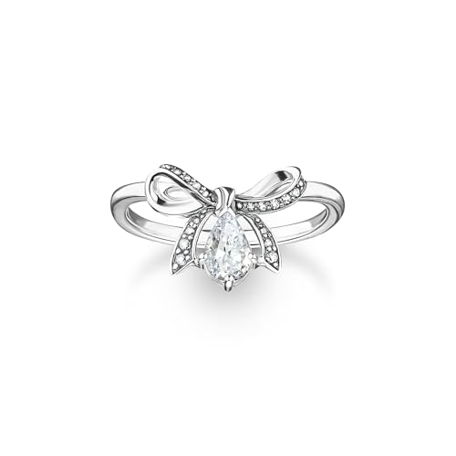 Thomas Sabo Ring mit Schleife Größe 58 Recyceltes 925 Silber. geschw. TR2481-643-14-58 von THOMAS SABO