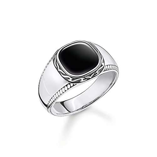 THOMAS SABO Unisex Ring schwarz 925 Sterlingsilber, Geschwärzt TR2388-641-11 von THOMAS SABO