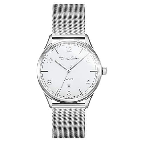 Thomas Sabo Unisex Armbanduhr Code TS Analog Quarz Edelstahl WA0338-201-202-40 MM Thomas Sabo Unisex Armbanduhr Code TS Analog Quarz Edelstahl WA0338-201-202-40 MM von THOMAS SABO