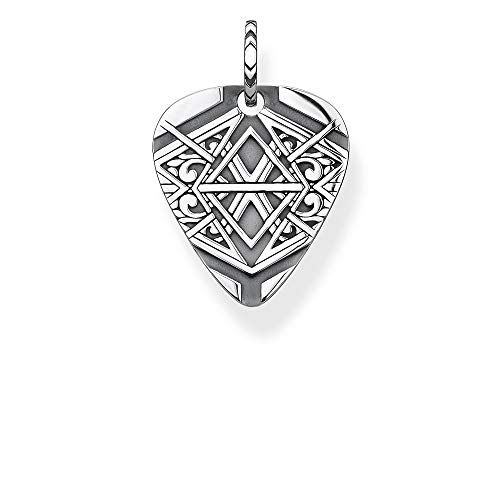 Thomas Sabo Herren Anhänger Dog Tag 925 Sterling Silber PE836-637-21 von THOMAS SABO