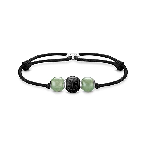 Thomas Sabo Unisex Armband Bead grün 925 Sterlingsilber A2079-811-11-L22V von THOMAS SABO