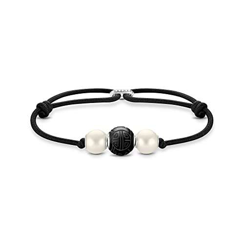 Thomas Sabo Unisex Armband Bead schwarz 925 Sterlingsilber A2076-451-11-L22V von THOMAS SABO