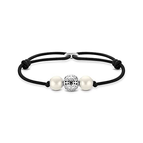 Thomas Sabo Unisex Armband Bead schwarz 925 Sterlingsilber A2080-170-11-L22V von THOMAS SABO