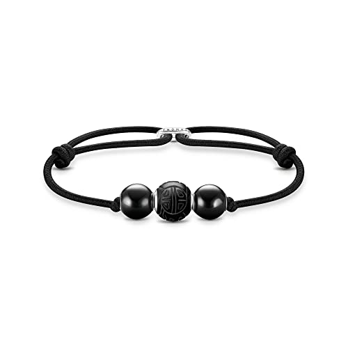 Thomas Sabo Unisex Armband Bead schwarz 925 Sterlingsilber A2081-811-11-L22V von THOMAS SABO