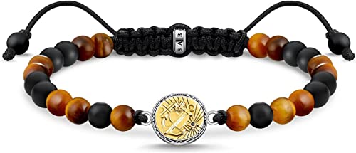 Thomas Sabo Sabo Unisex Armband Glaube Liebe Hoffnung aus geschwärztem 925er Sterlingsilber mit 750er Gelbgold-Vergoldung, Gr. 15cm-22cm, A2050-881-7-L22V von THOMAS SABO