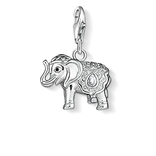 Thomas Sabo Damen Charm-Anhänger Elefant 925 Sterling Silber 1050-041-14 von THOMAS SABO