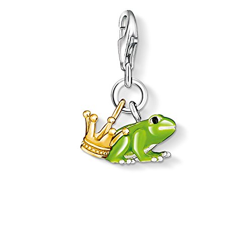 Thomas Sabo Damen Charm-Anhänger Froschkönig Charm Club 925 Sterling Silber 0931-427-6 von THOMAS SABO