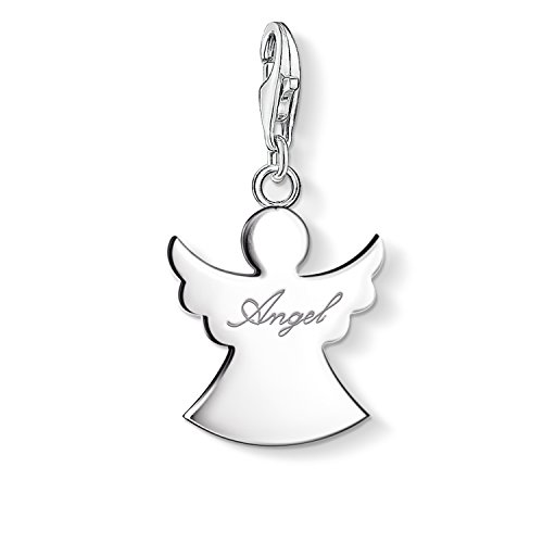Thomas Sabo Damen Charm-Anhänger Schutzengel Charm Club 925 Sterling Silber 0871-001-12 von THOMAS SABO