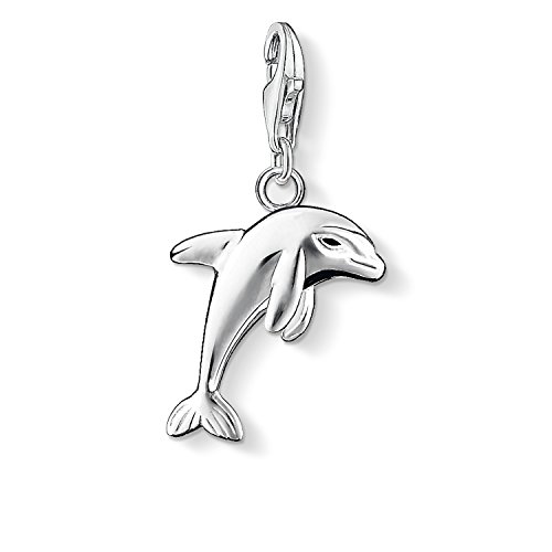 Thomas Sabo Damen Charm-Anhänger Delfin Charm Club 925 Sterling Silber 0750-007-12 von THOMAS SABO