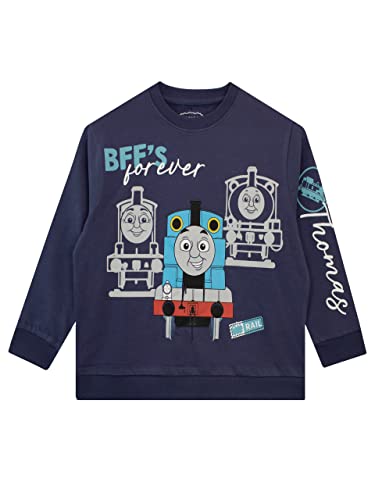 Thomas & Friends Jungen Sweatshirt Blau 140 von Thomas & Friends
