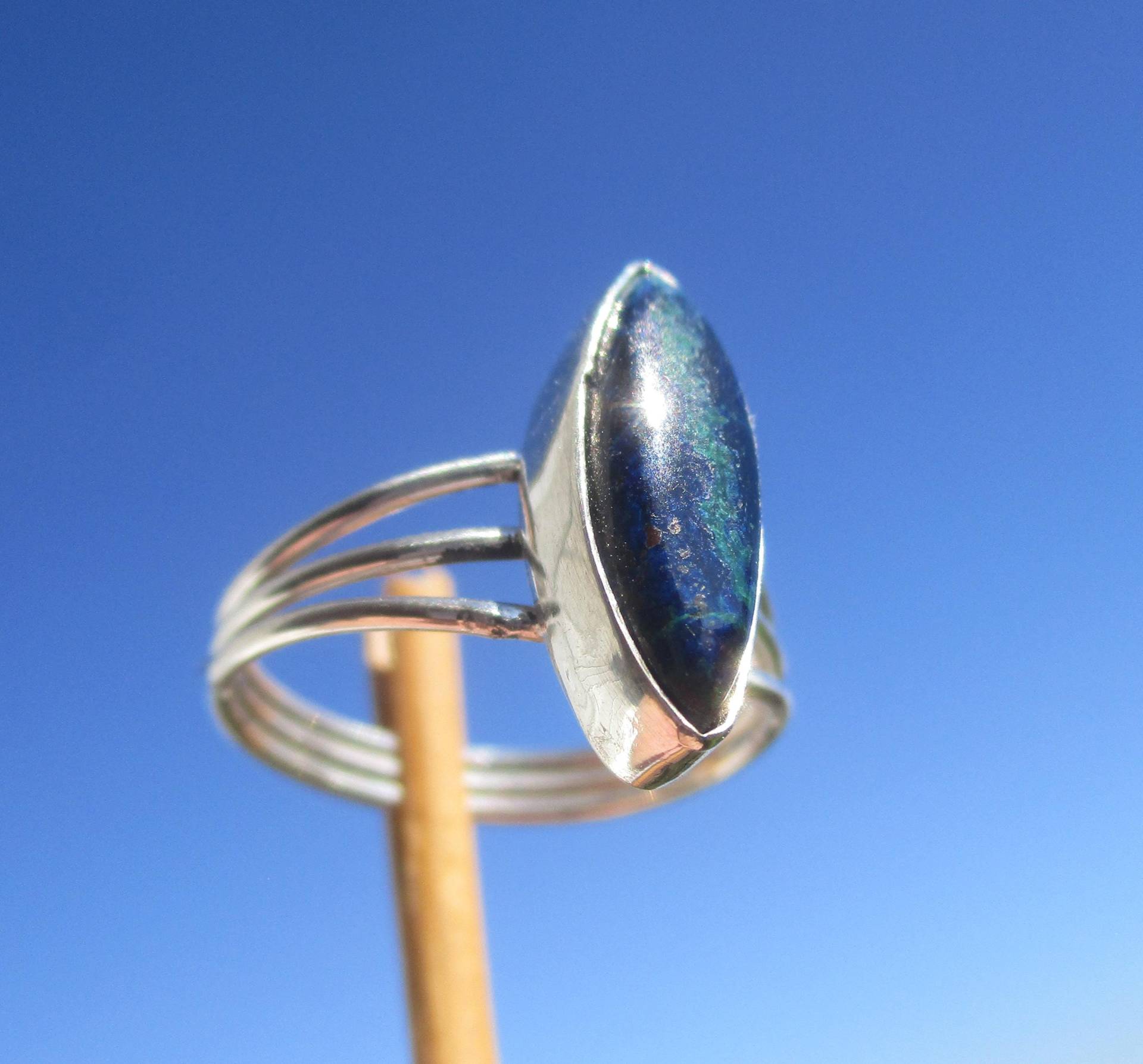 Azurit/Malachit Ring Gr. 16, 25 - Silber 925 Azurit/Malachit Ring Gr. 16, 25 - Silber 925 von THORALFWOLF